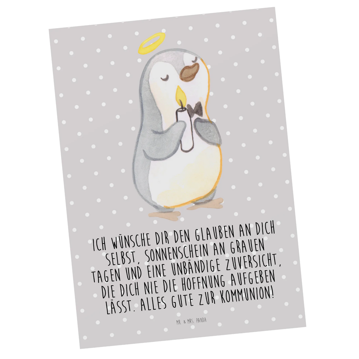 Postkarte Pinguin Kommunion einzelkarte, spruchkarte, kunstkarte, Motivkarte, bildkarte, Ansichtskarte, Postkarte, Designkarte, Postkarten, Grußkarte, Ansichtskarten, Fotokarte, Kunstkarten, Kommunion, Konfirmation, Jugendweihe, Konfirmation Geschenk, Kommunion Geschenk, Kommunion Dankeschön, Sonnenschein, Glauben