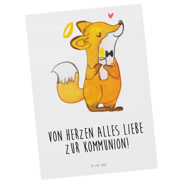Postcard Fox communion