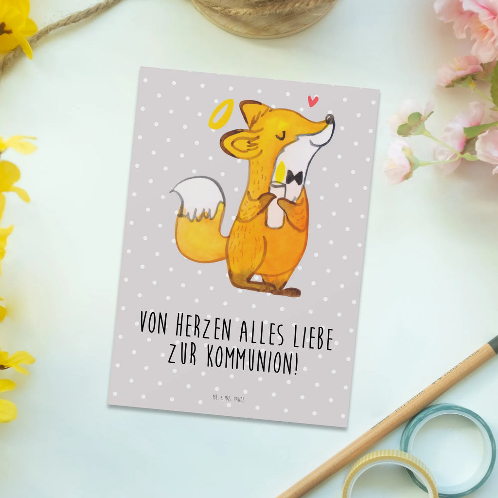 Postcard Fox communion card, postcards, gift card, gift, Postcard, invitation card, paper, letter, invitation, Confirmation, communion, youth consecration, confirmation gift, Love, God, Communion, Communion Gift, Communion Thank You, Faith, Believer