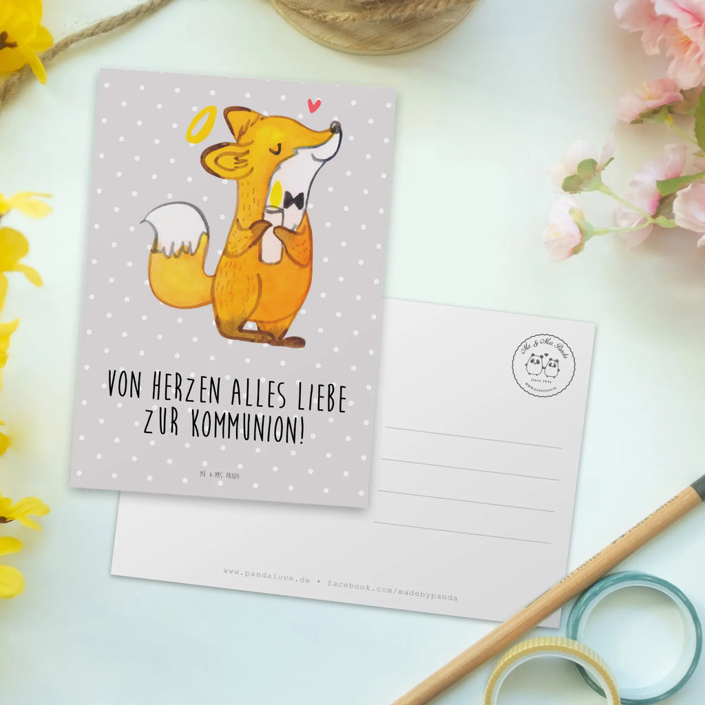 Postcard Fox communion card, postcards, gift card, gift, Postcard, invitation card, paper, letter, invitation, Confirmation, communion, youth consecration, confirmation gift, Love, God, Communion, Communion Gift, Communion Thank You, Faith, Believer