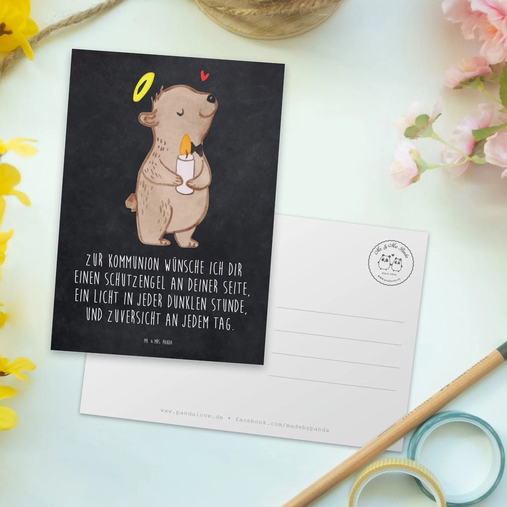 Postcard bear communion girl Kunstkarten, Fotokarte, einzelkarte, Postkarten, spruchkarte, Ansichtskarten, Grußkarte, Motivkarte, Designkarte, bildkarte, kunstkarte, Ansichtskarte, Postkarte, Kommunion, Konfirmation, Jugendweihe, Konfirmation Geschenk, Gott, Liebe, Glauben, Kommunion Dankeschön, Kommunion Geschenk, Gläubig