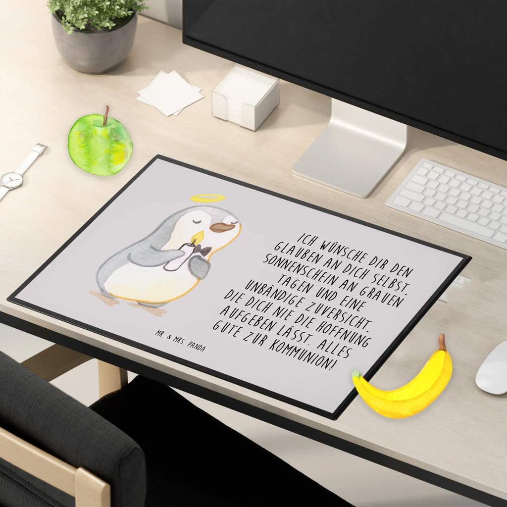 Desk pad penguin communion children, Desk pad, desk, underlay, office, girl, Confirmation, communion, youth consecration, confirmation gift, Communion, communion thank you, communion gift, faith, sunshine