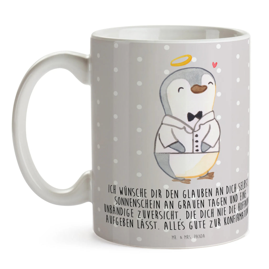 Mug penguin Confirmation shirt mug, mug with designs, gift mug, mug with quotes, coffee mug, office mug, ceramic mug, latte mug, custom mug, personalized mug, novelty mug, tea mug, porcelain mug, Confirmation, communion, youth consecration, confirmation gift, hope, trust, confidence, sunshine