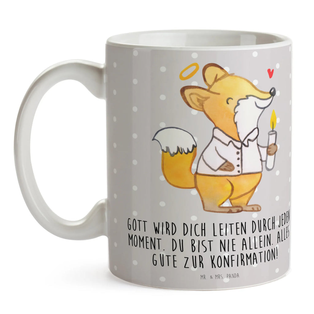 Mug Fox confirmation Tasse mit Motiven, Tasse mit Zitaten, Bürotasse, Tasse, Kaffeetasse, Porzellantasse, Teetasse, Geschenktasse, Keramiktasse, Konfirmation, Kommunion, Jugendweihe, Konfirmation Geschenk, Gott, Alles Gute, Gläubig