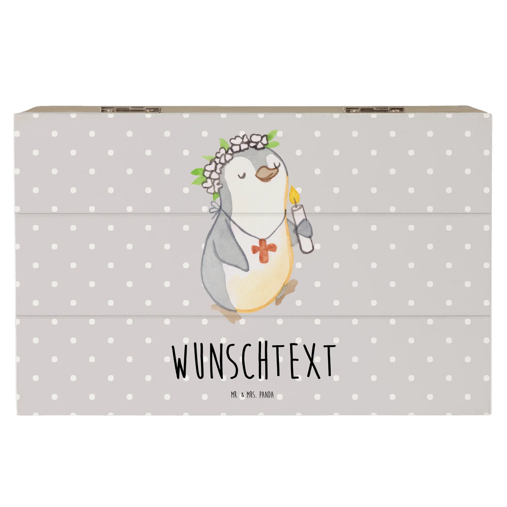 Personalisierte Holzkiste Pinguin Kommunion Mädchen Erinnerungsbox mit Namen, Geschenkbox Personalisiert, Dekokiste Personalisiert, Kiste Personalisiert, Aufbewahrungsbox Personalisiert, Schatzkiste mit Namen, mit Namen, Erinnerungskiste Personalisiert, Holzkiste Personalisiert, Holzkiste mit Namen, Schatulle Personalisiert, Schatzkiste Personalisiert, GEschenkdose Personalisiert, Truhe mit Namen, Dekokiste mit Namen, Aufbewahrungsbox mit Namen, Erinnerungsbox Personalisiert, Schatulle mit Namen, Kiste mit Namen, Truhe Personalisiert, Jugendweihe, Konfirmation Geschenk, Kommunion, Konfirmation, Gläubig, Alles Gute, Gott