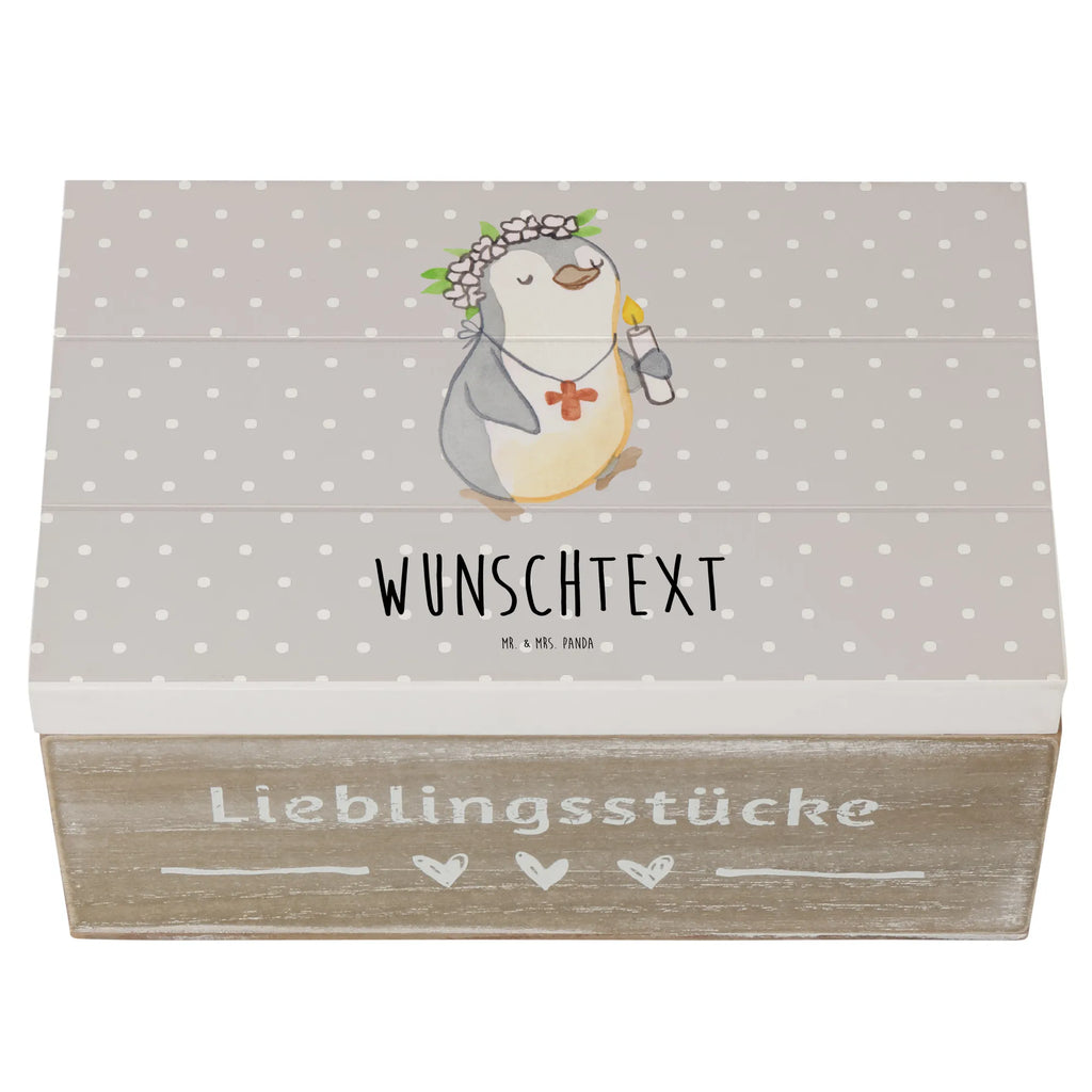 Personalisierte Holzkiste Pinguin Kommunion Mädchen Erinnerungsbox mit Namen, Geschenkbox Personalisiert, Dekokiste Personalisiert, Kiste Personalisiert, Aufbewahrungsbox Personalisiert, Schatzkiste mit Namen, mit Namen, Erinnerungskiste Personalisiert, Holzkiste Personalisiert, Holzkiste mit Namen, Schatulle Personalisiert, Schatzkiste Personalisiert, GEschenkdose Personalisiert, Truhe mit Namen, Dekokiste mit Namen, Aufbewahrungsbox mit Namen, Erinnerungsbox Personalisiert, Schatulle mit Namen, Kiste mit Namen, Truhe Personalisiert, Jugendweihe, Konfirmation Geschenk, Kommunion, Konfirmation, Gläubig, Alles Gute, Gott
