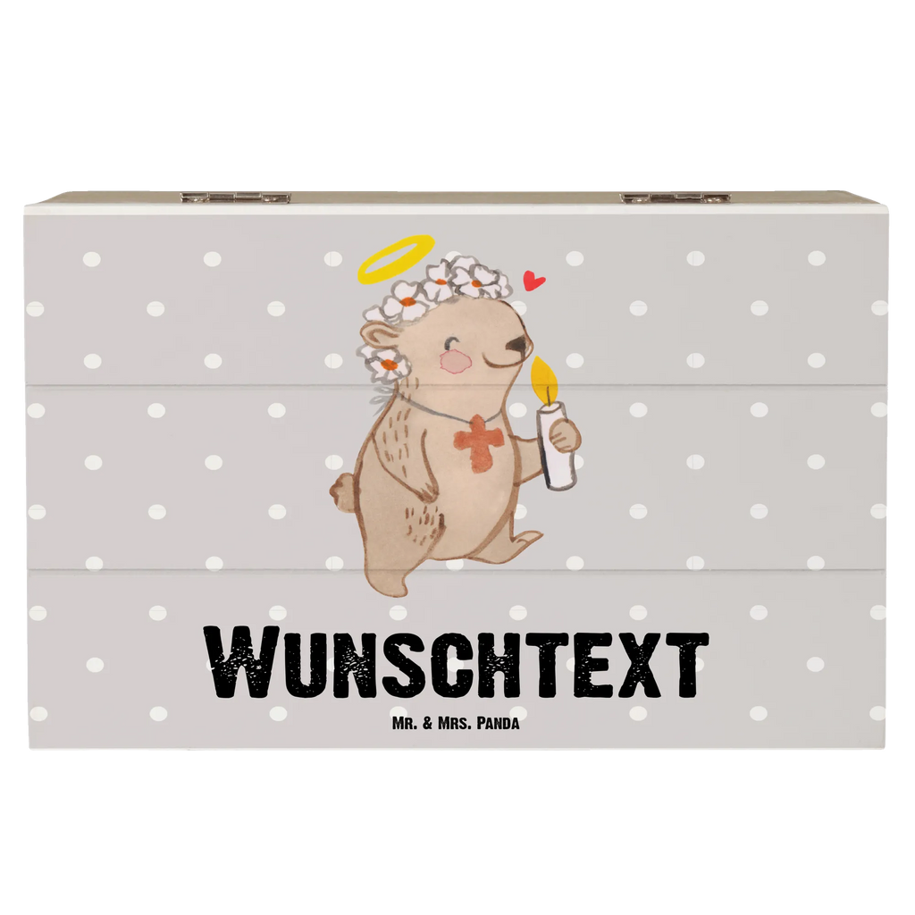 Personalisierte Holzkiste Bär Kommunion Mädchen Schatulle mit Namen, Holzkiste mit Namen, Kiste Personalisiert, Kiste mit Namen, mit Namen, Schatzkiste Personalisiert, Aufbewahrungsbox Personalisiert, Erinnerungskiste Personalisiert, Schatulle Personalisiert, Truhe Personalisiert, GEschenkdose Personalisiert, Erinnerungsbox Personalisiert, Aufbewahrungsbox mit Namen, Holzkiste Personalisiert, Erinnerungsbox mit Namen, Dekokiste Personalisiert, Truhe mit Namen, Geschenkbox Personalisiert, Dekokiste mit Namen, Schatzkiste mit Namen, Jugendweihe, Konfirmation Geschenk, Kommunion, Konfirmation, Gläubig, Liebe, Kommunion Dankeschön, Kommunion Geschenk, Glauben, Gott