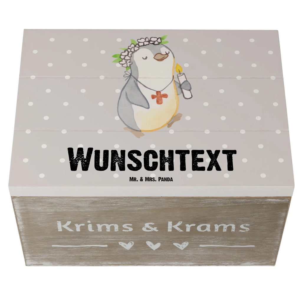 Personalisierte Holzkiste Pinguin Kommunion Mädchen Erinnerungsbox mit Namen, Geschenkbox Personalisiert, Dekokiste Personalisiert, Kiste Personalisiert, Aufbewahrungsbox Personalisiert, Schatzkiste mit Namen, mit Namen, Erinnerungskiste Personalisiert, Holzkiste Personalisiert, Holzkiste mit Namen, Schatulle Personalisiert, Schatzkiste Personalisiert, GEschenkdose Personalisiert, Truhe mit Namen, Dekokiste mit Namen, Aufbewahrungsbox mit Namen, Erinnerungsbox Personalisiert, Schatulle mit Namen, Kiste mit Namen, Truhe Personalisiert, Jugendweihe, Konfirmation Geschenk, Kommunion, Konfirmation, Gläubig, Alles Gute, Gott