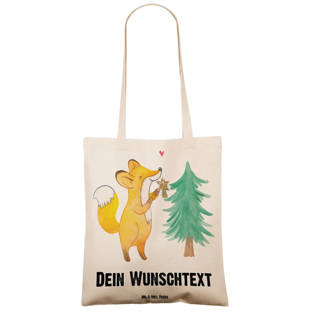 Personalisierte Tragetasche Fuchs  Weihnachtsbaum Personalisierte Kindergartentasche, Personalisierte Beuteltasche, Personalisierter Beutel, Personalisierter Jutebeutel, Einkaufstasche mit Namen, Personalisierte Tasche, Personalisierte Jutetasche, Personalisierte Einkaufstasche, Stoffbeutel mit Namen, Personalisierter Stoffbeutel, Tragetasche mit Namen, Winter, Weihnachten, Weihnachtsdeko, Nikolaus, Advent, Heiligabend, Wintermotiv, Weihnachtsdekoration, Weihnachtsmann, Schlittschuh, Weihnachtszeit, Fuchs, Weihnachtstage