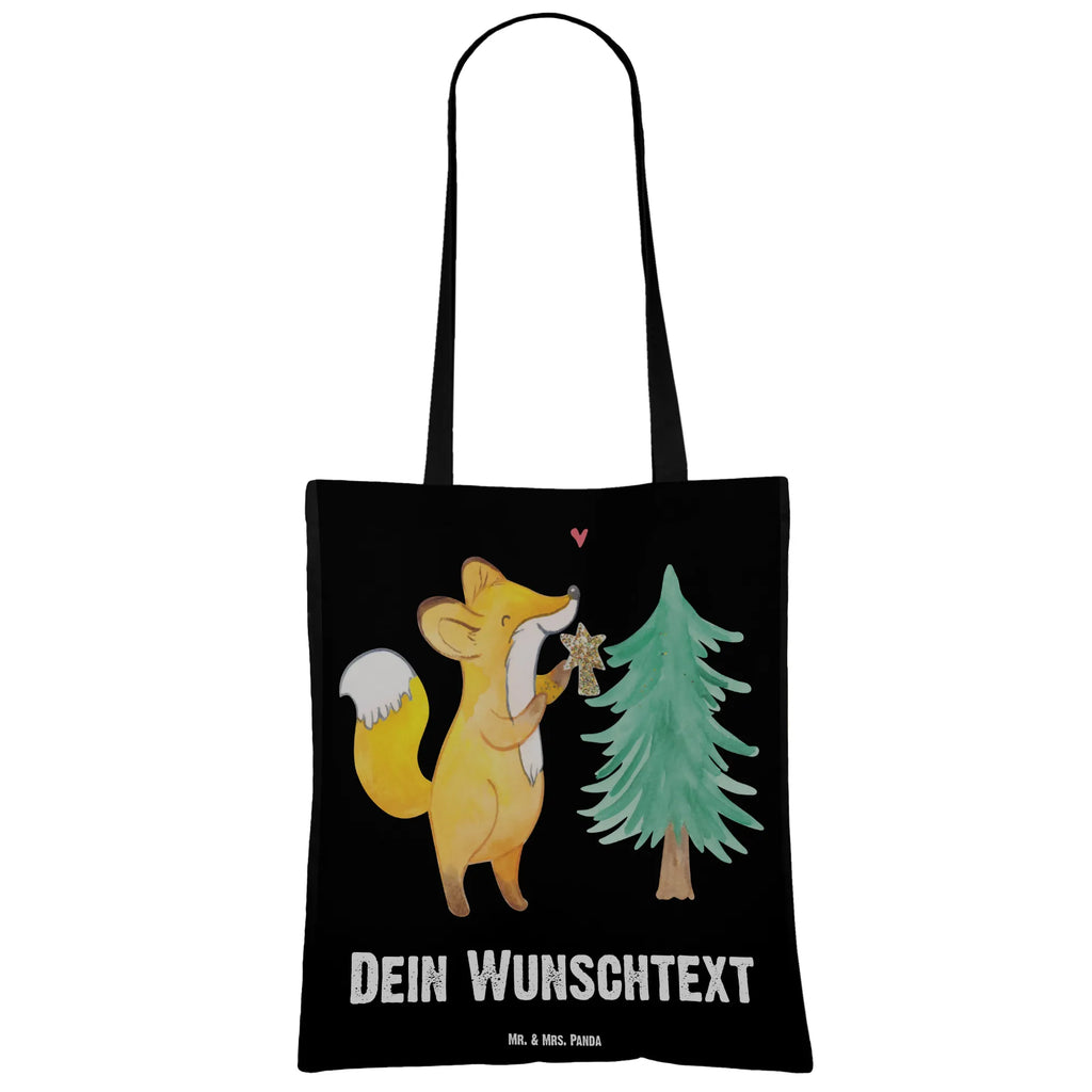 Personalisierte Tragetasche Fuchs  Weihnachtsbaum Personalisierte Kindergartentasche, Personalisierte Beuteltasche, Personalisierter Beutel, Personalisierter Jutebeutel, Einkaufstasche mit Namen, Personalisierte Tasche, Personalisierte Jutetasche, Personalisierte Einkaufstasche, Stoffbeutel mit Namen, Personalisierter Stoffbeutel, Tragetasche mit Namen, Winter, Weihnachten, Weihnachtsdeko, Nikolaus, Advent, Heiligabend, Wintermotiv, Weihnachtsdekoration, Weihnachtsmann, Schlittschuh, Weihnachtszeit, Fuchs, Weihnachtstage