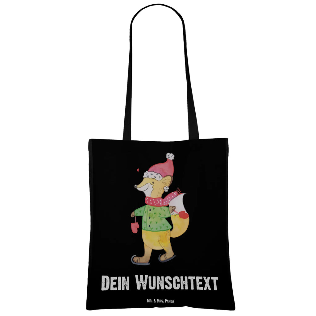 Personalisierte Tragetasche Fuchs  Schlittschuhe Personalisierte Beuteltasche, Stoffbeutel mit Namen, Personalisierte Einkaufstasche, Personalisierte Kindergartentasche, Personalisierter Jutebeutel, Personalisierte Tasche, Personalisierter Stoffbeutel, Tragetasche mit Namen, Personalisierter Beutel, Personalisierte Jutetasche, Einkaufstasche mit Namen, Winter, Weihnachten, Weihnachtsdeko, Nikolaus, Advent, Heiligabend, Wintermotiv, Weihnachtszeit, Weihnachtsbaum, Weihnachtsmann, Tannenbaum, Weihnachtstage