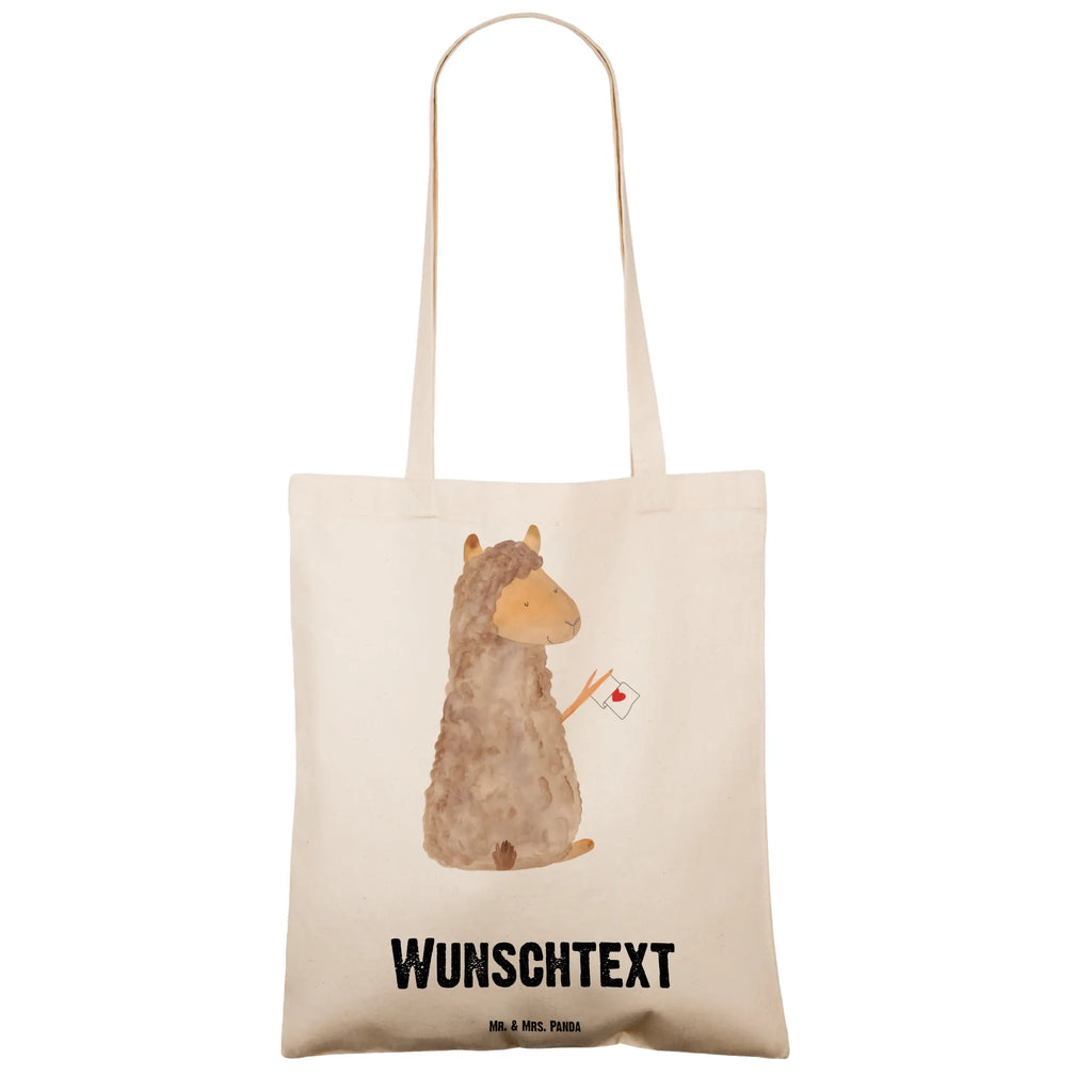 Personalised tote bag alpaca banner alpaca, llama, pako, camel, Peru, animal, favourite animal, alpacas, love, Alpaca, llamas