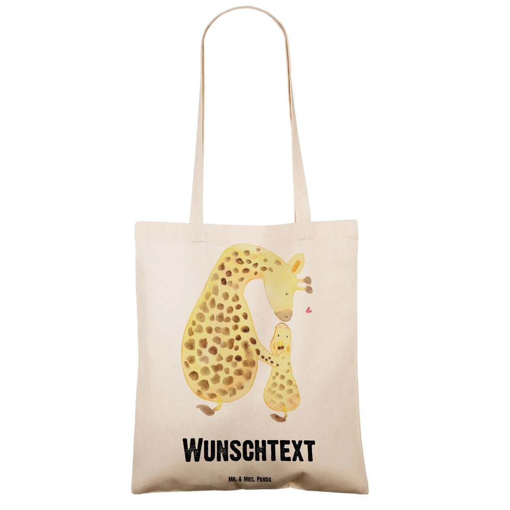 Personalised tote bag giraffe child Africa, mum, favourite person, daughter, mother, son, child, giraffe