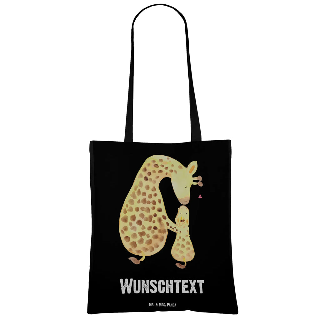 Personalised tote bag giraffe child Africa, mum, favourite person, daughter, mother, son, child, giraffe