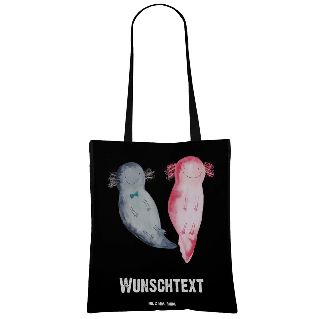 Personalisierte Tragetasche Axolotl Axel+Lotte Einkaufstasche mit Namen, Personalisierte Einkaufstasche, Schultertasche, Stoffbeutel mit Namen, Shopper, Tragetasche mit Namen, Personalisierte Beuteltasche, Personalisierter Jutebeutel, Personalisierte Jutetasche, Personalisierte Tasche, Personalisierte Kindergartentasche, Tüte, Einkaufsbeutel, Strandtasche, Personalisierter Beutel, Personalisierter Stoffbeutel, Umhängetasche, Axolotl, Molch, Jahrestag, Liebesbeweis, Valentinstag, Verlobter, Axolot, Liebe, Große Liebe, Lurche, Lurch, Ehemann, Freund, Schwanzlurch