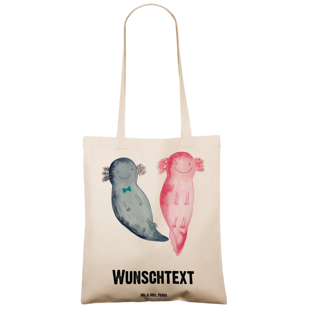 Personalisierte Tragetasche Axolotl Axel+Lotte Einkaufstasche mit Namen, Personalisierte Einkaufstasche, Schultertasche, Stoffbeutel mit Namen, Shopper, Tragetasche mit Namen, Personalisierte Beuteltasche, Personalisierter Jutebeutel, Personalisierte Jutetasche, Personalisierte Tasche, Personalisierte Kindergartentasche, Tüte, Einkaufsbeutel, Strandtasche, Personalisierter Beutel, Personalisierter Stoffbeutel, Umhängetasche, Axolotl, Molch, Jahrestag, Liebesbeweis, Valentinstag, Verlobter, Axolot, Liebe, Große Liebe, Lurche, Lurch, Ehemann, Freund, Schwanzlurch