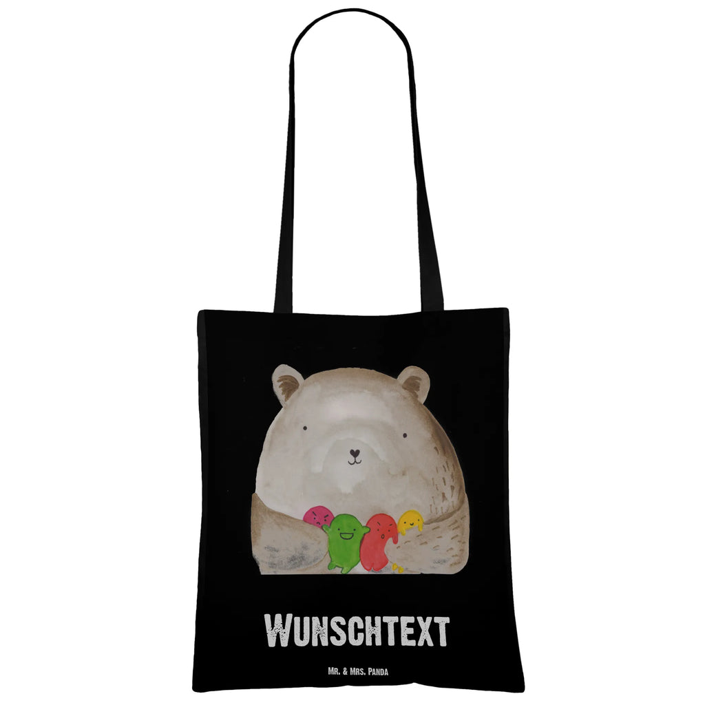 Personalised tote bag bear Feeling bear, teddy, teddy bear, cuddly toy, Bear, Madness