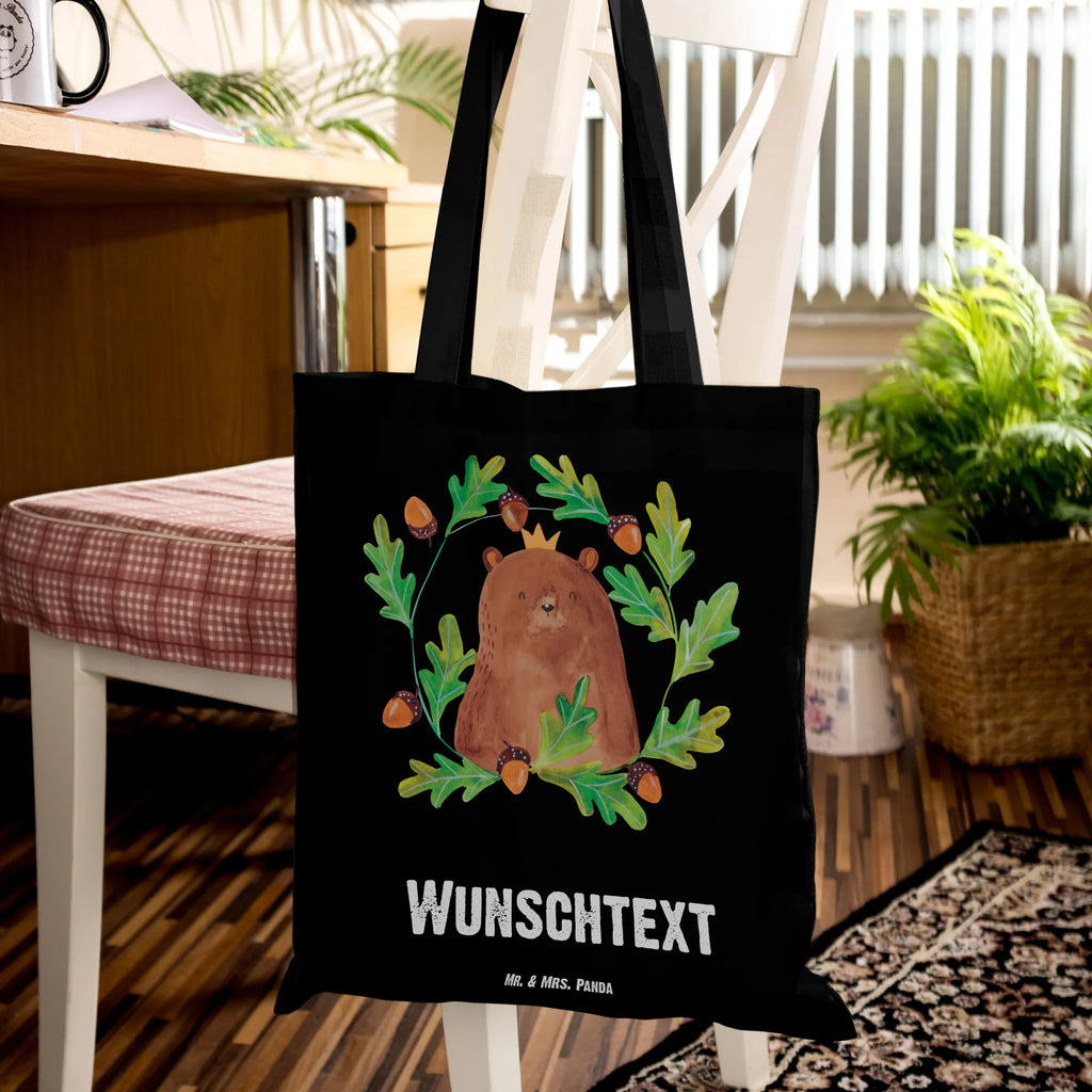 Personalisierte Tragetasche Bär König Personalisierte Jutetasche, Personalisierter Beutel, Tüte, Einkaufstasche mit Namen, Personalisierter Jutebeutel, Personalisierte Beuteltasche, Personalisierte Kindergartentasche, Shopper, Einkaufsbeutel, Personalisierte Einkaufstasche, Personalisierter Stoffbeutel, Stoffbeutel mit Namen, Personalisierte Tasche, Schultertasche, Tragetasche mit Namen, Umhängetasche, Strandtasche, Teddy, Bär, Teddybär, Papa Bär, Papi, Dad, Bester Vater, Daddy, Papa, Vatertag, Vater, Bester Papa, Weltbester Papa