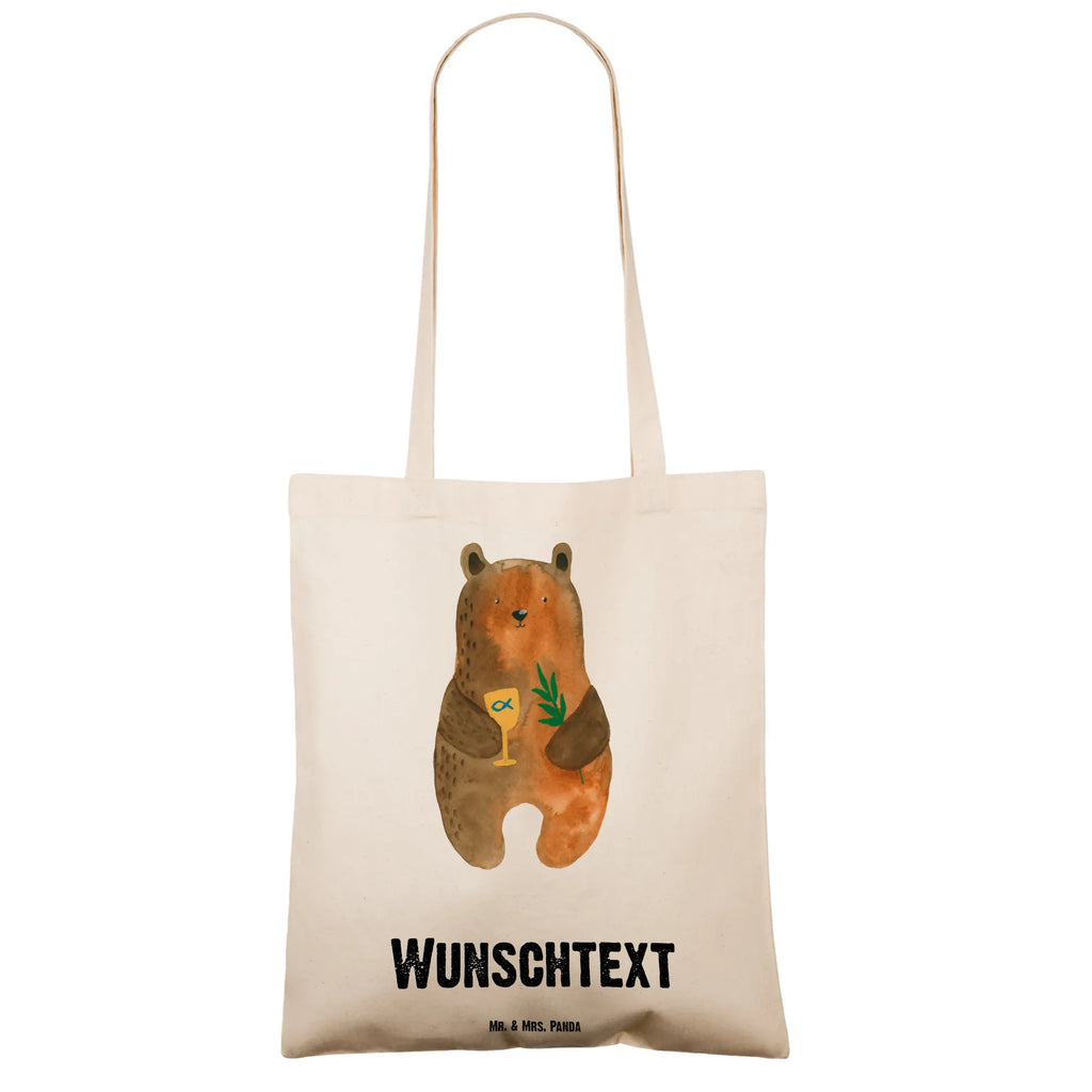 Personalisierte Tragetasche Konfirmation-Bär Einkaufstasche mit Namen, Stoffbeutel mit Namen, Personalisierte Tasche, Personalisierte Jutetasche, Personalisierter Jutebeutel, Tragetasche mit Namen, Personalisierte Beuteltasche, Personalisierter Beutel, Personalisierter Stoffbeutel, Personalisierte Kindergartentasche, Personalisierte Einkaufstasche, Bär, Teddy, Teddybär, evangelisch, Kirche, Gottesdienst, Konfirmation