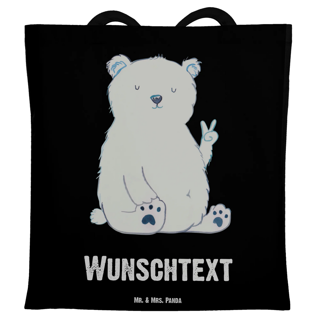 Personalised tote bag Icebear Lazy bear, teddy, teddy bear, cuddly toy, work, home office, relaxing, lazy, office job, North Pole, office, Polar bear, workplace