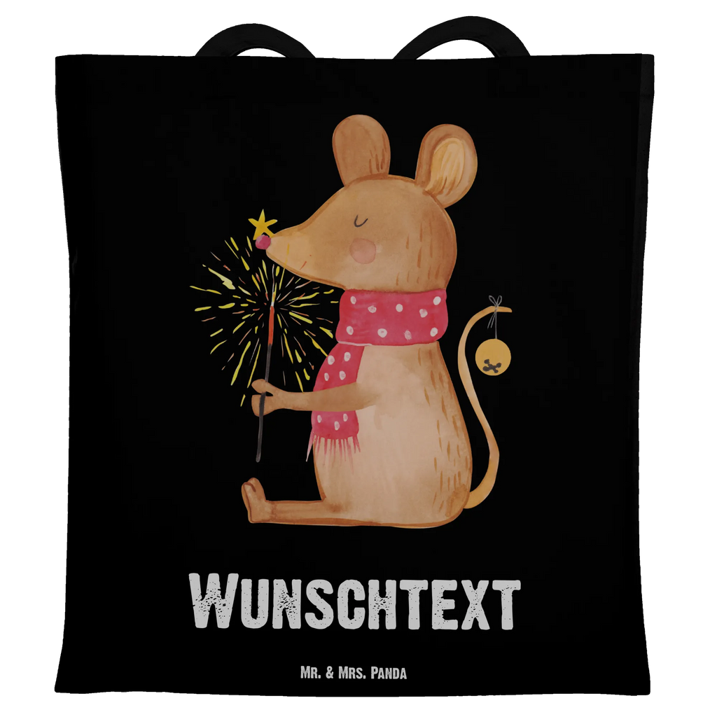 Personalised tote bag Mouse Christmas Winter, Christmas, Christmas time, snow, christmas greeting, christmas miracle, mouse, merry christmas, christmas motive, christmas