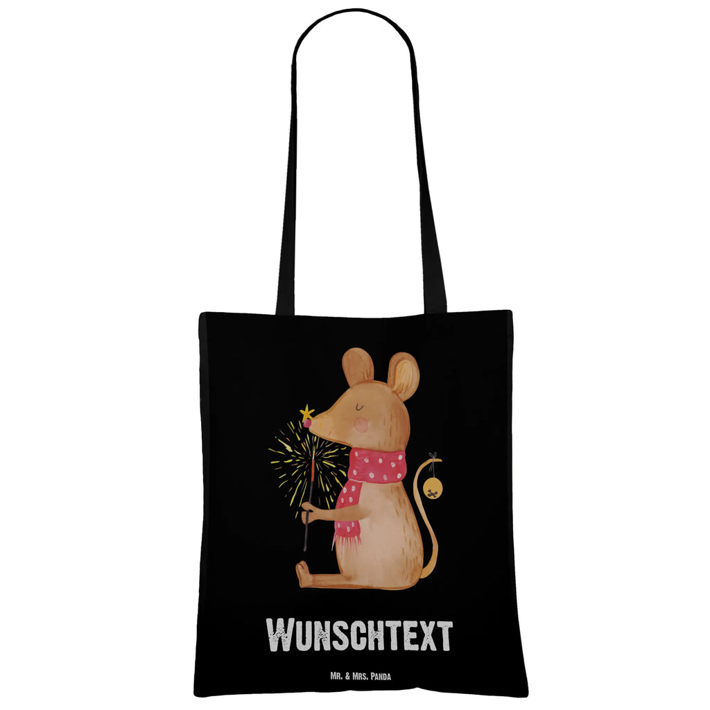 Personalised tote bag Mouse Christmas Winter, Christmas, Christmas time, snow, christmas greeting, christmas miracle, mouse, merry christmas, christmas motive, christmas