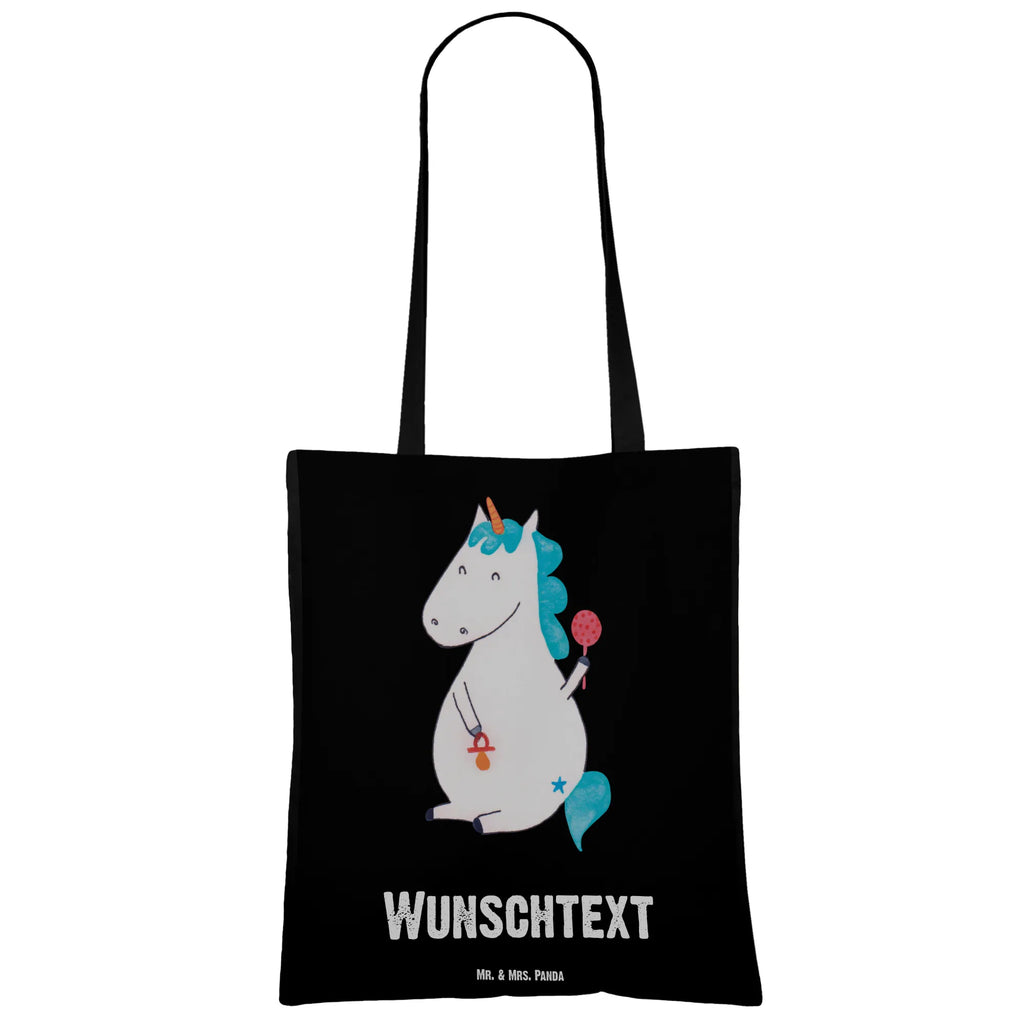 Personalised tote bag unicorn infant unicorn, unicorns, baby happiness, birth gift, mother, parents, birthday, first child, birth, baby, birth present, offspring, kids