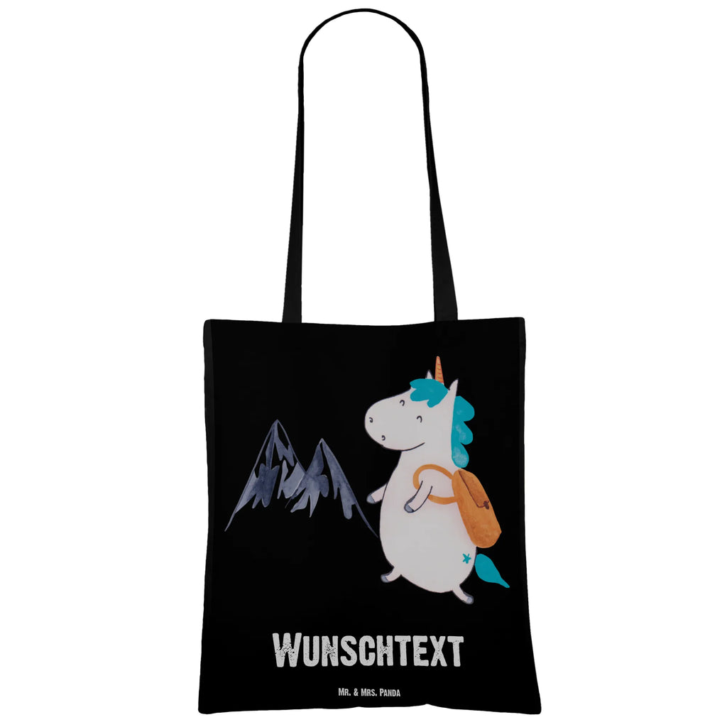 Personalised tote bag unicorn climber unicorn, unicorns, mountaineer, adventure, vacation, mountains, world trip, world traveler, adventurer, explorer, Einhorn, english, travel