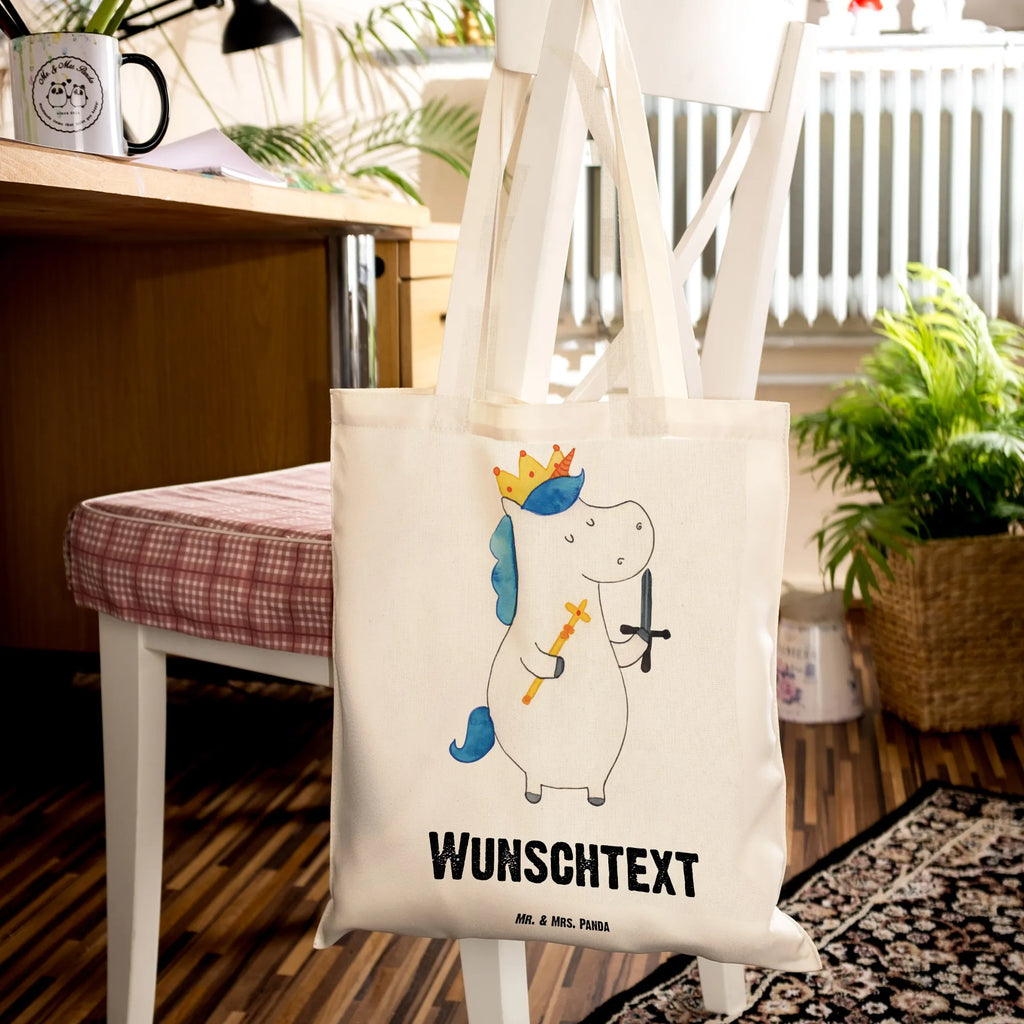 Personalised tote bag unicorn king with sword unicorn, unicorns, Unicorn, Ruler, Crown, Chancellor, gift boyfriend, Prosecco, present boy, sword, King, Emperor, President, Princess