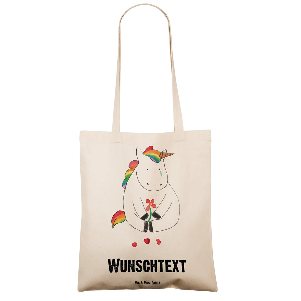 Personalisierte Tragetasche Einhorn Traurig Einkaufstasche mit Namen, Personalisierte Beuteltasche, Stoffbeutel mit Namen, Tragetasche mit Namen, Personalisierte Tasche, Personalisierter Beutel, Personalisierter Jutebeutel, Personalisierte Jutetasche, Personalisierte Einkaufstasche, Personalisierter Stoffbeutel, Personalisierte Kindergartentasche, Einhorn, Einhörner, Einhorn Deko, Unicorn, Freunde, Liebe, Trauer, Glitzer, Grußkarte, Trösten. Freundschaft, Blume