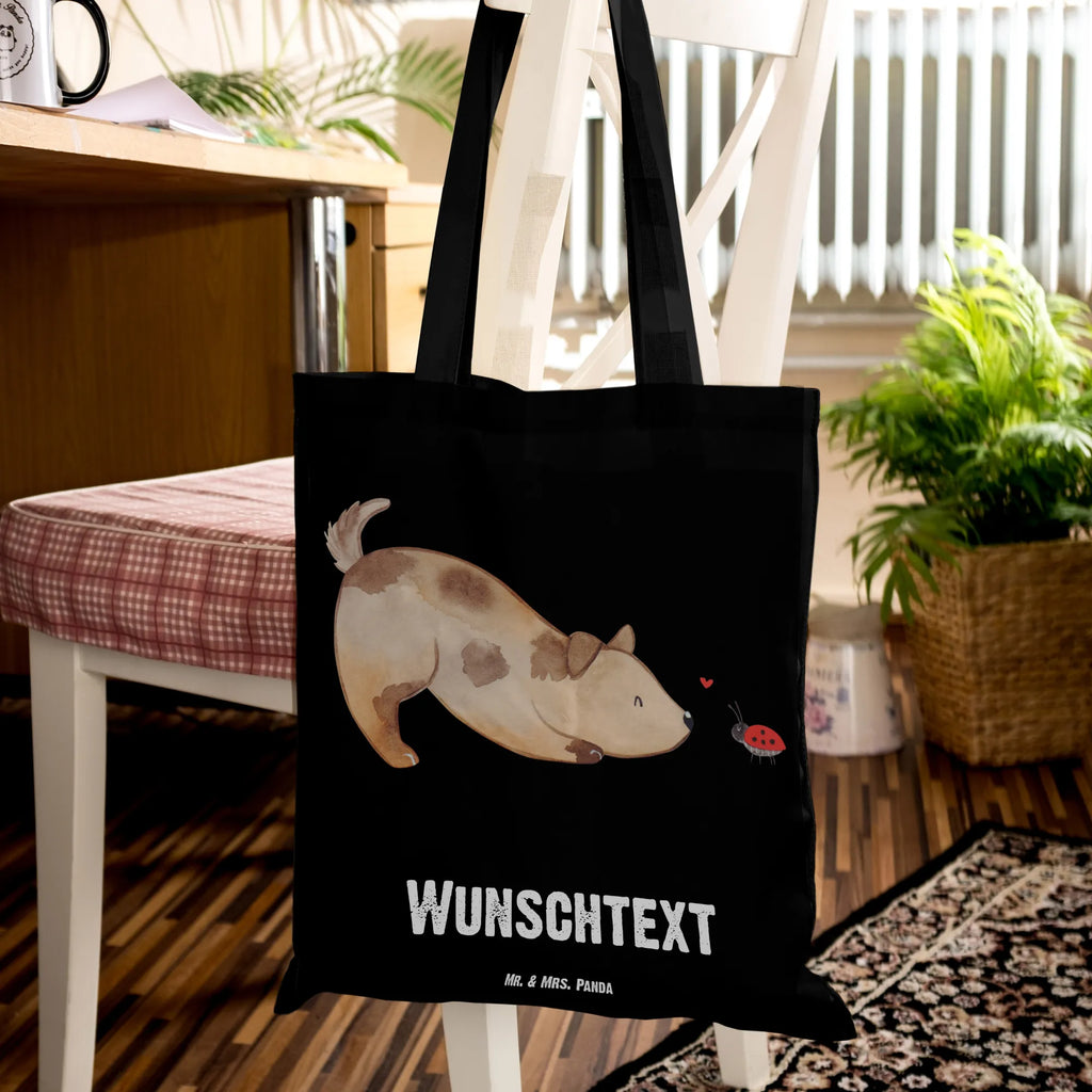 Personalised tote bag Dog ladybug dog, mutt, hound, woof, dog mama, dog breed, love dogs, love for dogs, dog decorative items, bag with dog print, funny gifts for dog owners, what do you give a dog lover, Christmas gifts for dogs, gifts for dogs, dog sayings, Dog, Dog slogan, Ladybird, Mongrel dog, Mongrel, Dogs, Sayings