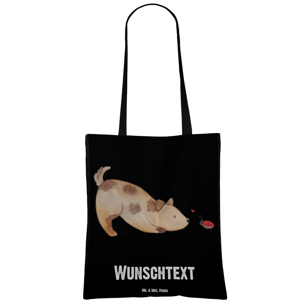 Personalised tote bag Dog ladybug dog, mutt, hound, woof, dog mama, dog breed, love dogs, love for dogs, dog decorative items, bag with dog print, funny gifts for dog owners, what do you give a dog lover, Christmas gifts for dogs, gifts for dogs, dog sayings, Dog, Dog slogan, Ladybird, Mongrel dog, Mongrel, Dogs, Sayings
