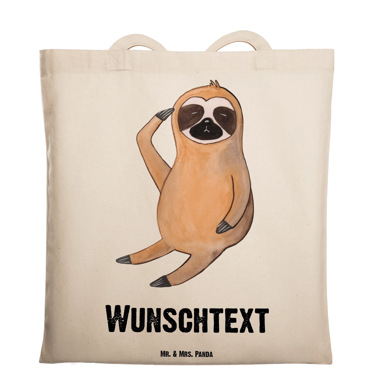 Personalised tote bag sloth Bird trend animal, favourite animal, early riser, the early bird, morning grumbler, early bird, lazy