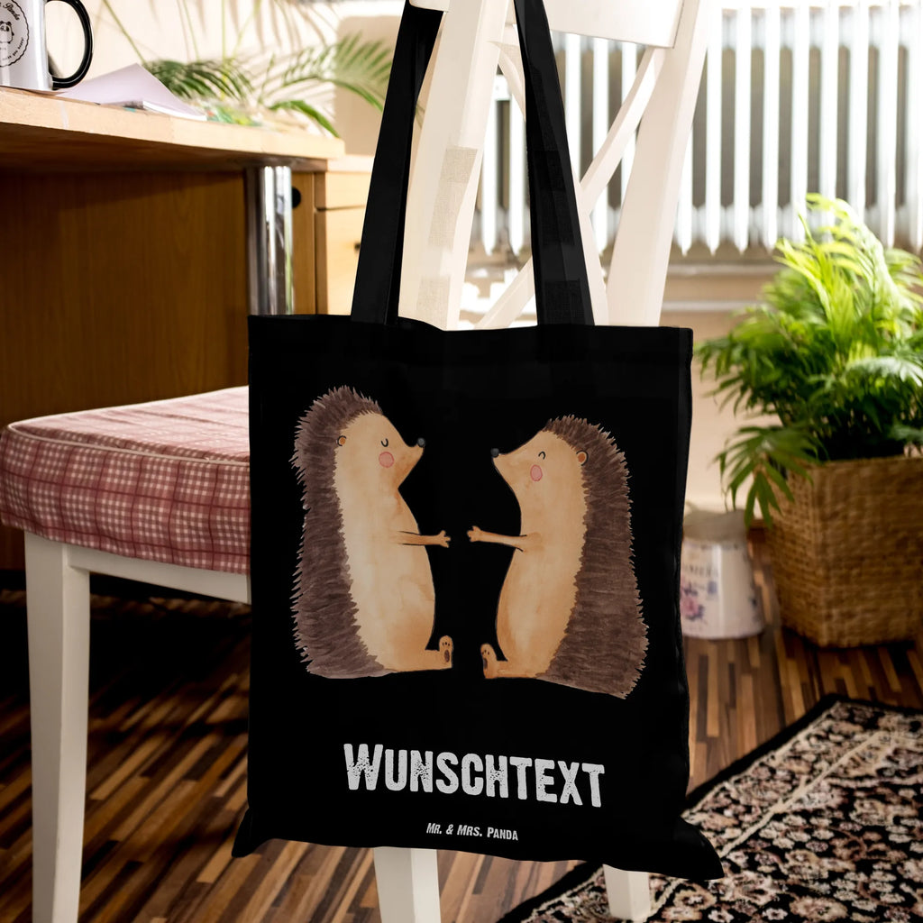 Personalised tote bag Hedgehogs in love Love, Loving, Two, Together, Marriage, Engagement, Proposal of marriage, Love gift, gift for her, gift for him, anniversary gift, Friend, Girlfriend, Wedding anniversary, Proof of love, Anniversary, Wedding, Engaged, Hedgehog, Gift, Married, Partner, In love