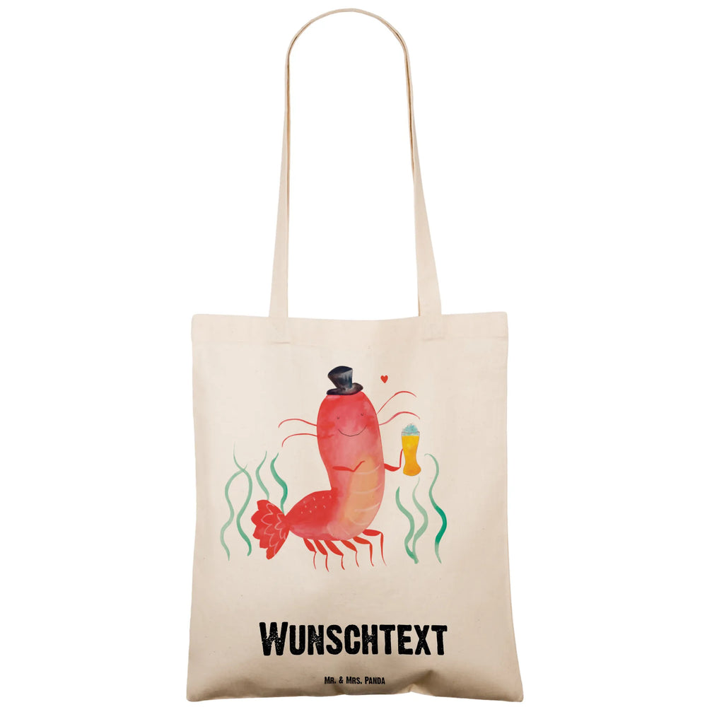 Personalisierte Tragetasche Hummer mit Weizen Einkaufstasche mit Namen, Personalisierte Beuteltasche, Personalisierte Jutetasche, Tragetasche mit Namen, Personalisierter Stoffbeutel, Personalisierte Tasche, Personalisierter Jutebeutel, Personalisierte Kindergartentasche, Personalisierte Einkaufstasche, Personalisierter Beutel, Stoffbeutel mit Namen, Meerestiere, Meer, Urlaub, Junggesellin, Garnele, Gasthaus, Junggeselle, Männerhaushalt, Kneipe, Kochen, Wirtschaft, Bier, Garnelen, Bierliebhaber