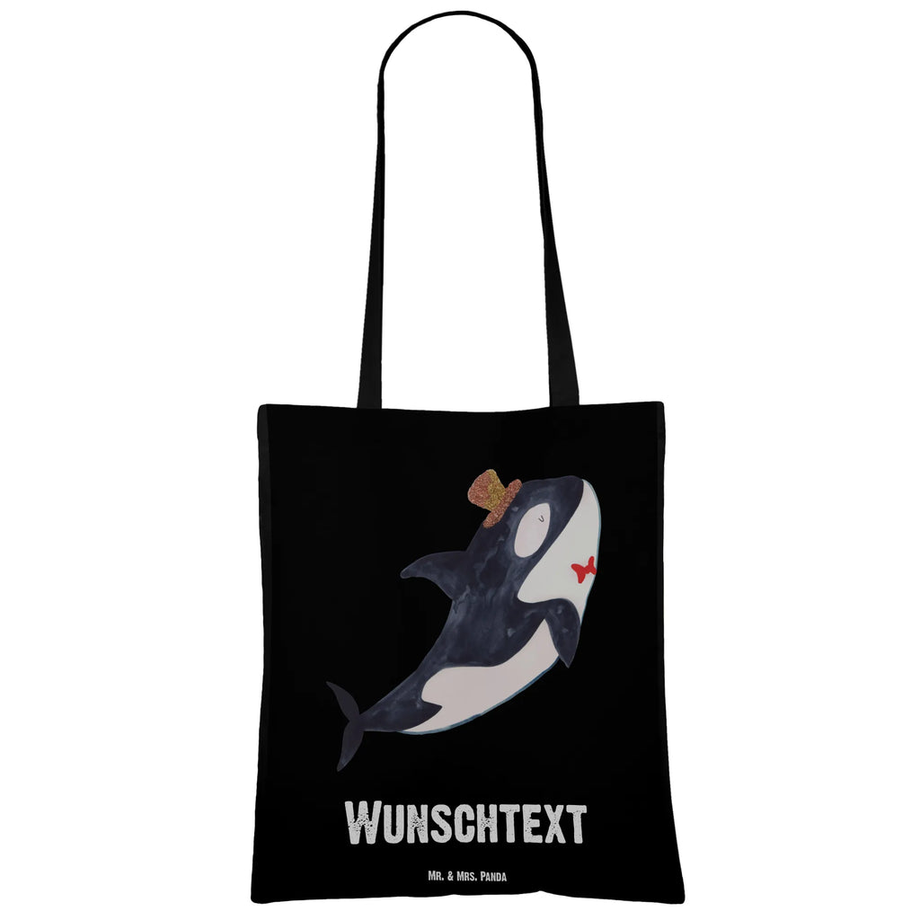 Personalised tote bag orca cylinder Seafood, aquatic animals, ocean, sea, fish, shells, corals, reef, whale, narwhal, sea urchin, lobster, platypus, turtle, manatee, crocodile, orca, shrimp, gifts for seafood lovers, water world, underwater animals, underwater world, vacation, deep sea, seafood fans, gift ideas, seafood decoration, seafood posters, feast, party, celebration, glitter, confetti, birthday, congratulations