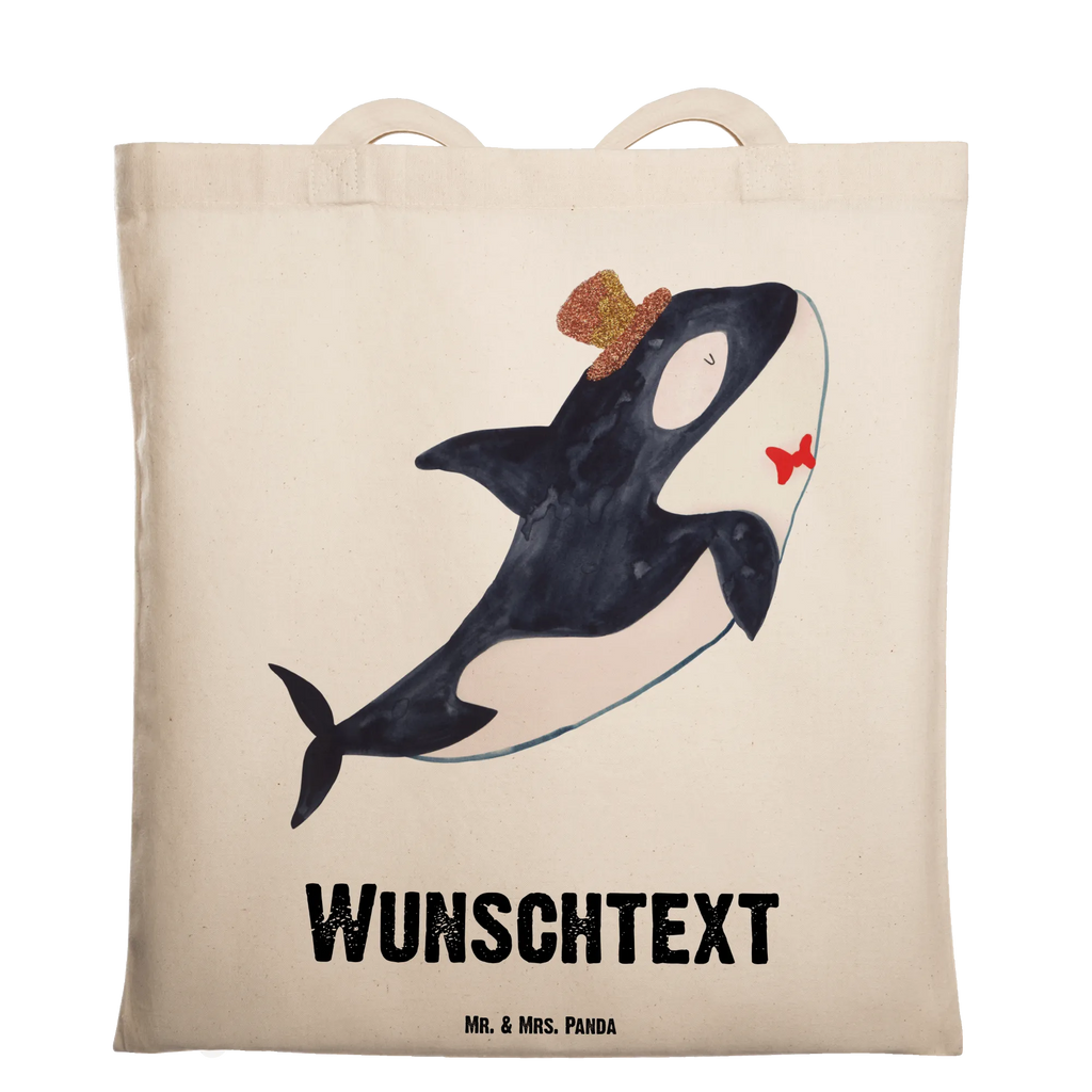 Personalised tote bag orca cylinder Seafood, aquatic animals, ocean, sea, fish, shells, corals, reef, whale, narwhal, sea urchin, lobster, platypus, turtle, manatee, crocodile, orca, shrimp, gifts for seafood lovers, water world, underwater animals, underwater world, vacation, deep sea, seafood fans, gift ideas, seafood decoration, seafood posters, feast, party, celebration, glitter, confetti, birthday, congratulations