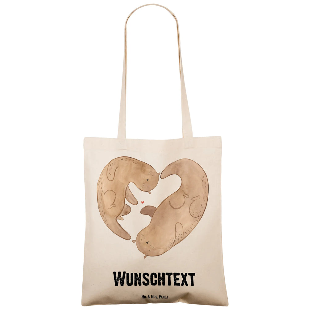 Personalisierte Tragetasche Otter Herz Personalisierter Beutel, Tragetasche mit Namen, Personalisierter Stoffbeutel, Personalisierter Jutebeutel, Personalisierte Tasche, Stoffbeutel mit Namen, Einkaufstasche mit Namen, Personalisierte Jutetasche, Personalisierte Einkaufstasche, Personalisierte Beuteltasche, Personalisierte Kindergartentasche, Otter, Fischotter, Seeotter, Liebesbeweis, Bessere Hälfte, Liebesgeschenk, Herz, Hochzeitstag, Jahrestag, Love you, Verlobung, Liebe, gemeinsames Leben