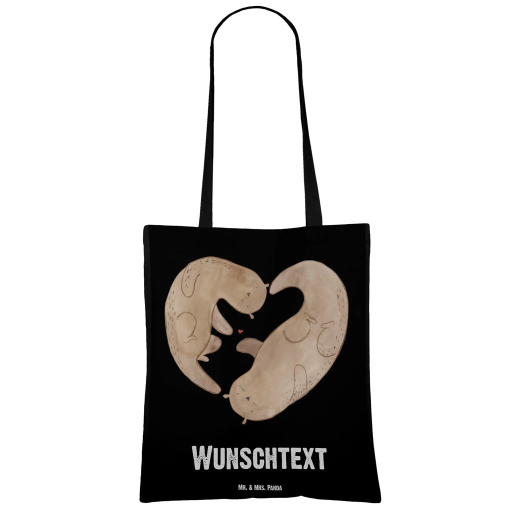 Personalisierte Tragetasche Otter Herz Personalisierter Beutel, Tragetasche mit Namen, Personalisierter Stoffbeutel, Personalisierter Jutebeutel, Personalisierte Tasche, Stoffbeutel mit Namen, Einkaufstasche mit Namen, Personalisierte Jutetasche, Personalisierte Einkaufstasche, Personalisierte Beuteltasche, Personalisierte Kindergartentasche, Otter, Fischotter, Seeotter, Liebesbeweis, Bessere Hälfte, Liebesgeschenk, Herz, Hochzeitstag, Jahrestag, Love you, Verlobung, Liebe, gemeinsames Leben