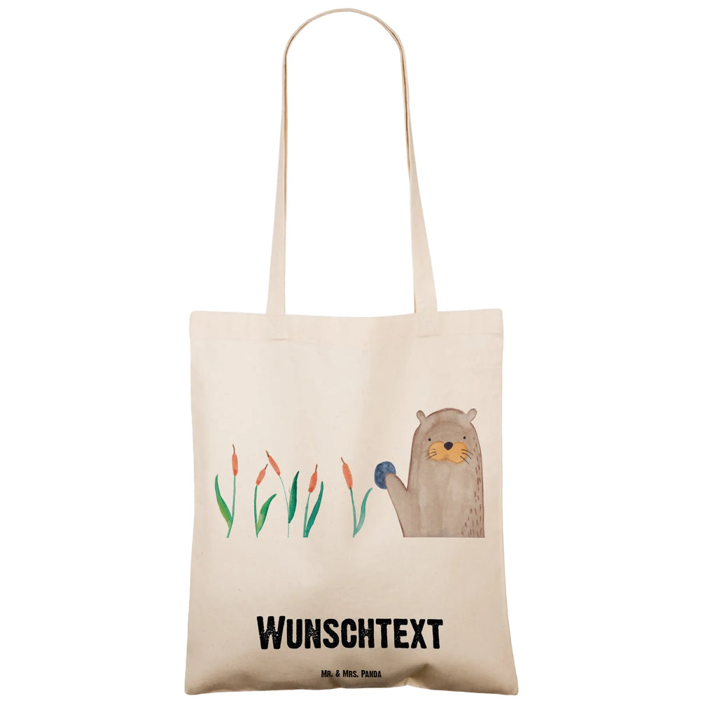 Personalisierte Tragetasche Otter mit Stein Tragetasche mit Namen, Einkaufstasche mit Namen, Personalisierte Beuteltasche, Personalisierter Beutel, Stoffbeutel mit Namen, Personalisierte Jutetasche, Personalisierter Jutebeutel, Personalisierter Stoffbeutel, Personalisierte Tasche, Personalisierte Einkaufstasche, Personalisierte Kindergartentasche, Otter, Fischotter, Seeotter, Otter Seeotter See Otter
