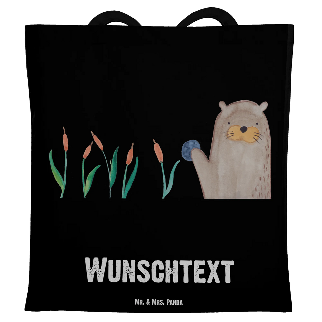 Personalisierte Tragetasche Otter mit Stein Tragetasche mit Namen, Einkaufstasche mit Namen, Personalisierte Beuteltasche, Personalisierter Beutel, Stoffbeutel mit Namen, Personalisierte Jutetasche, Personalisierter Jutebeutel, Personalisierter Stoffbeutel, Personalisierte Tasche, Personalisierte Einkaufstasche, Personalisierte Kindergartentasche, Otter, Fischotter, Seeotter, Otter Seeotter See Otter