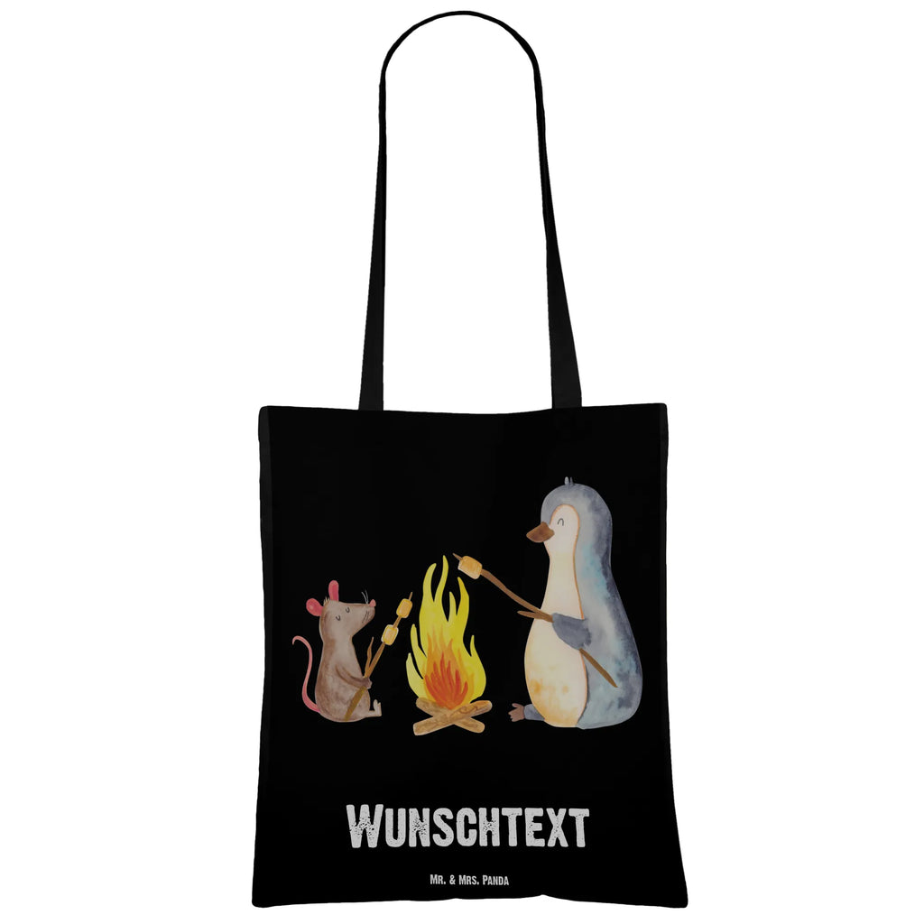 Personalisierte Tragetasche Pinguin Lagerfeuer Tragetasche mit Namen, Stoffbeutel mit Namen, Personalisierter Stoffbeutel, Personalisierter Beutel, Personalisierte Beuteltasche, Personalisierte Tasche, Personalisierte Jutetasche, Personalisierter Jutebeutel, Personalisierte Einkaufstasche, Personalisierte Kindergartentasche, Einkaufstasche mit Namen, Pinguin, Büro, Neustart, Job, Marshmallows, Motivation, Feuer, grillen, Pinguine, Lagerfeuer, Maus, Liebe, Lebensmotivation, Arbeit, Leben, Büroalltag, Lebensspruch