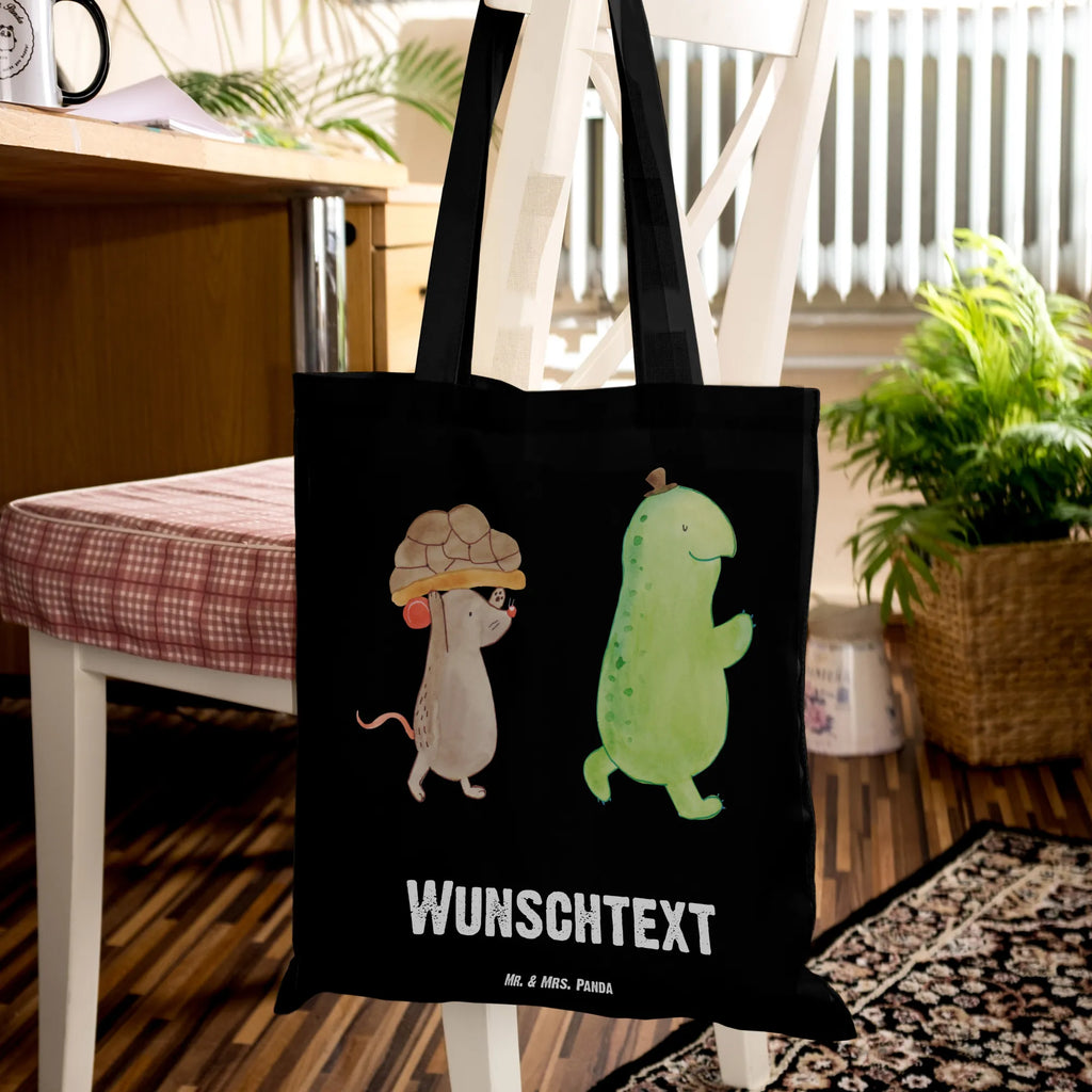 Personalised tote bag tortoise Mouse Tragetasche mit Namen, Personalisierter Stoffbeutel, Personalisierter Beutel, Personalisierte Einkaufstasche, Umhängetasche, Personalisierte Jutetasche, Einkaufstasche mit Namen, Schultertasche, Personalisierte Beuteltasche, Personalisierte Kindergartentasche, Personalisierte Tasche, Tüte, Strandtasche, Einkaufsbeutel, Shopper, Personalisierter Jutebeutel, Stoffbeutel mit Namen, Schildkröte, Maus, Beste Freundinnen, Beste Freunde, Freunde, Freundinnen