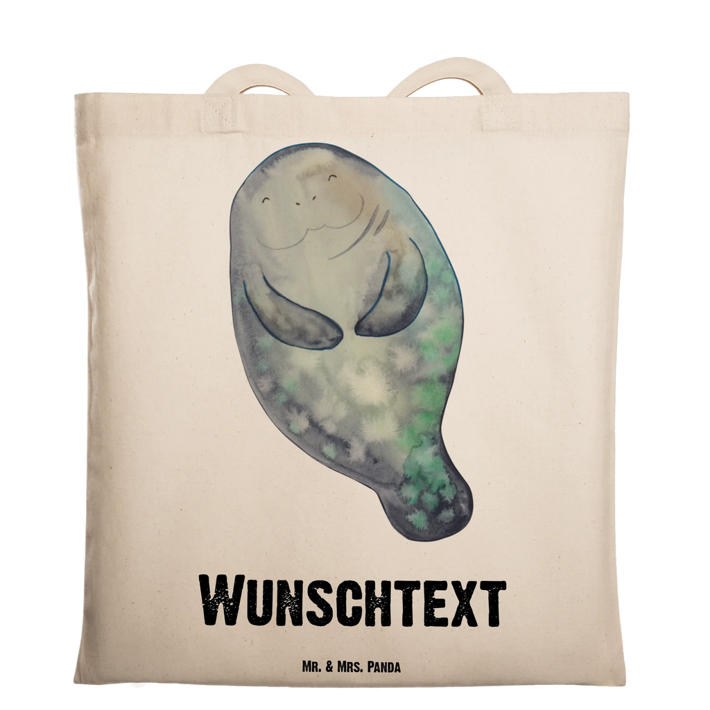 Personalisierte Tragetasche Seekuh happy Personalisierte Einkaufstasche, Personalisierter Beutel, Personalisierte Jutetasche, Personalisierter Stoffbeutel, Stoffbeutel mit Namen, Einkaufstasche mit Namen, Personalisierter Jutebeutel, Personalisierte Tasche, Tragetasche mit Namen, Personalisierte Kindergartentasche, Personalisierte Beuteltasche, Meerestiere, Meer, Urlaub, Seekühe, Liebeskummer, Respekt, Zufrieden, Achtsamkeit, Selbstliebe, Neustart, Neuanfang, Freundin, Seekuh