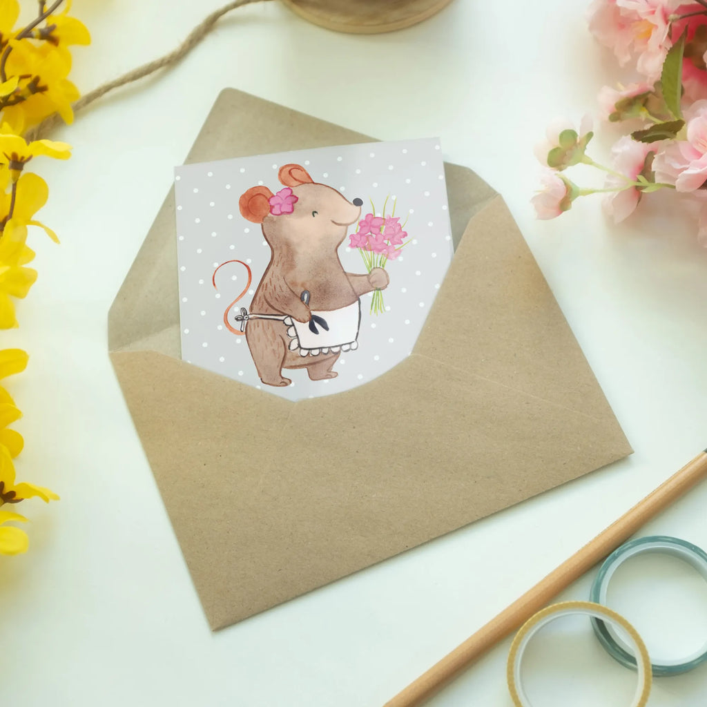 Greetings card Mouse Best Great Aunt in the World greeting card, invitation card, birthday card, wedding card, folding card, for, thank you, gift, giving, birthday, birthday present, gift idea, souvenir, make you happy, gift tip, great aunt, aunts, favorite aunt, big, Great aunt, aunt, trifle, niece, sister, best, nephew, family