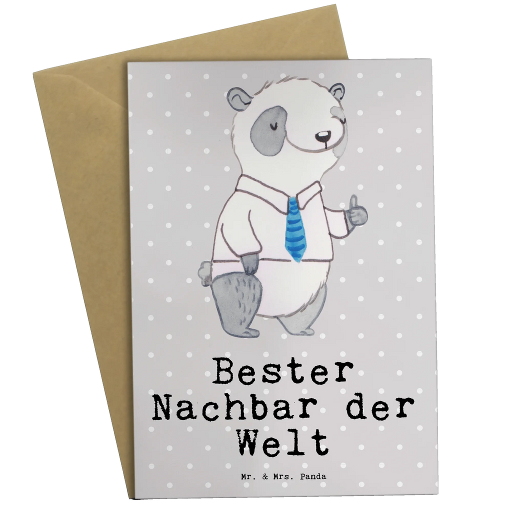 Greetings card panda Best neighbor in the world weihnachtskarten, glückwunschkarten, valentinstagskarte, vatertagskarte, dankeskarten, Grußkarte, spruchkarte, babykarte, osterkarten, Beileidskarte, Glückwunschkarte, firmungskarte, Grußkarten, osterkarte, einladungskarten, hochzeitskarten, abiturkarte, genesungskarte, kommunionskarte, Klappkarte, neujahrskarte, jubiläumskarte, Motivkarte, Geburtstag, Schenken, Geschenktipp, Bedanken, Freude machen, Geburtstagsgeschenk, für, Mitbringsel, Geschenk, Danke, Dankeschön, Geschenkidee, Anwohner, Angrenzer, Nachbarschaft, Freundschaft, Bewohner, Nachbarn, Freund, Nachbar