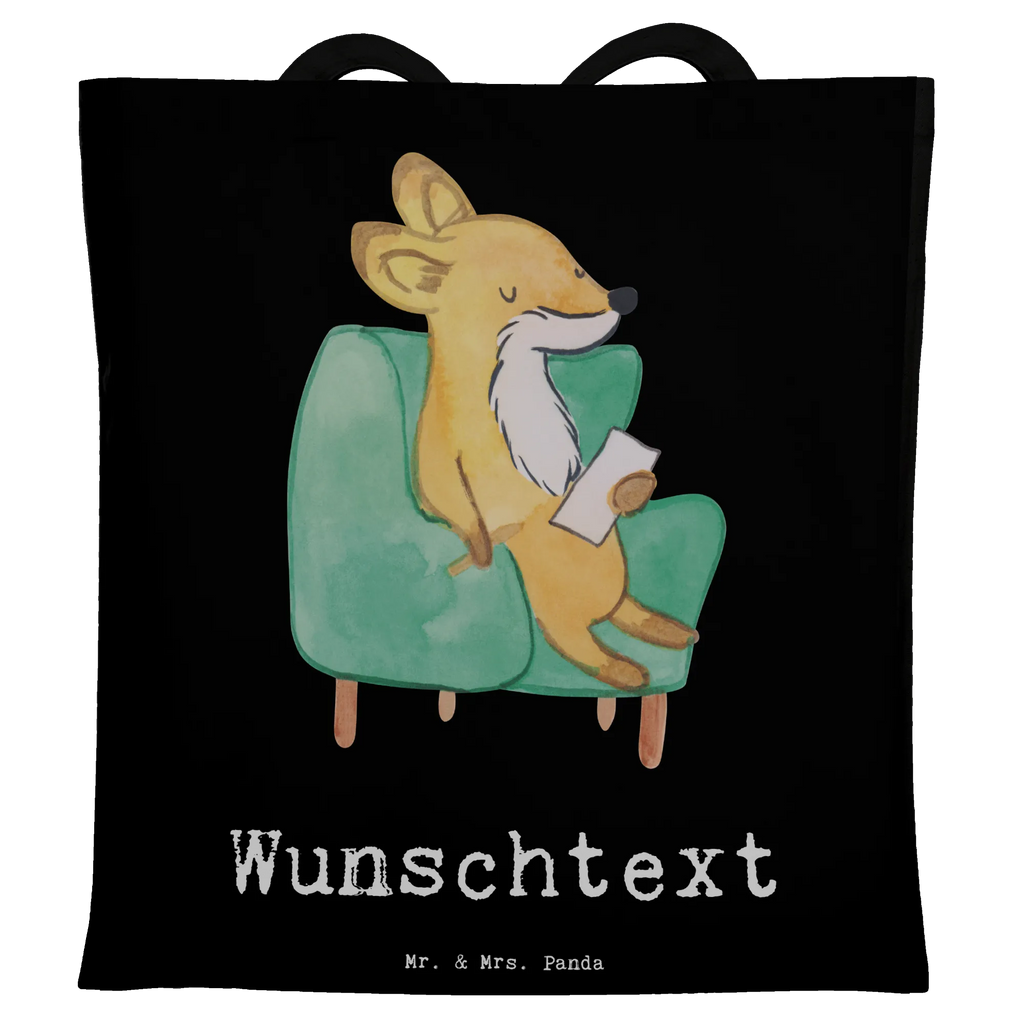 Personalised tote bag Fox Best listener in the world for, thank you, gift, giving, birthday, birthday present, gift idea, souvenir, make you happy, gift tip, listening ear, Listener, help, helpful, friend