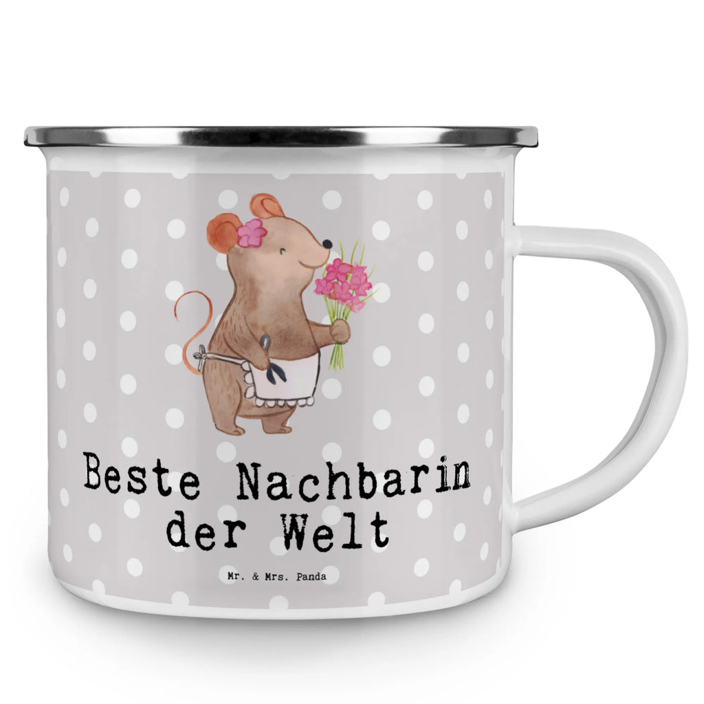 Enamel camping mug Mouse Best neighbor in the world Becher, becher emaille, Emailletasse, Blechtasse, Campingtasse, Kaffeetasse, wandertasse, Kaffeebecher, Trinkbecher, wanderbecher, emaillebecher, metallbecher, Tasse, Metalltasse, Pott, Reisebecher, Teetasse, Emaille Tasse, reisetasse, Emaille Becher, Campingbecher, Tasse Emaille, blechbecher, Teebecher, Geschenkidee, Geschenk, Schenken, Mitbringsel, Geburtstag, Geburtstagsgeschenk, für, Danke, Dankeschön, Bedanken, Freude machen, Geschenktipp, Freundschaft, Nachbarin, Freundin, Nachbarn, Anwohnerin, Angrenzer, Bewohnerin, Nachbarschaft