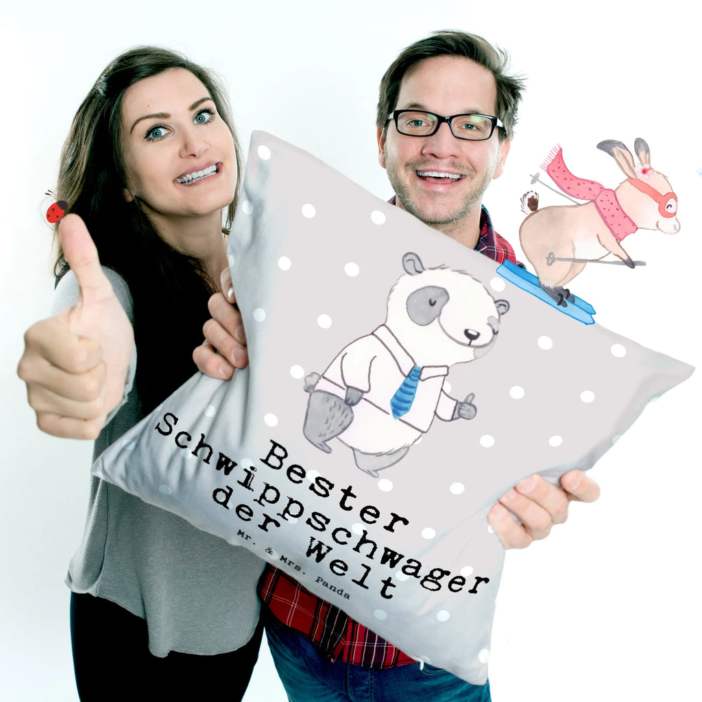 40x40 Kissen Panda Bester Schwippschwager der Welt Sofakissen, Couchkissen, Kissenhülle 40x40, Dekokissen 40x40, Kissen 40x40, Kissenhülle, sofakissen, Kopfkissen, Kissen, Kopfkissen 40x40, Kissenbezug 40x40, Sofakissen 40x40, Kissenbezüge, Kissen 40x40 Waschbar, Motivkissen, Dekokissen, Zierkissen, Dekokissen Sofa, sitzkissen, für, Dankeschön, Geschenk, Schenken, Geburtstag, Geburtstagsgeschenk, Geschenkidee, Danke, Bedanken, Mitbringsel, Freude machen, Geschenktipp, Familie, Schwager, Schwippschwager, Schwager des Ehepartners, Schwipschwager, Schwibschwager, Verwandtschaft, angeheiratet