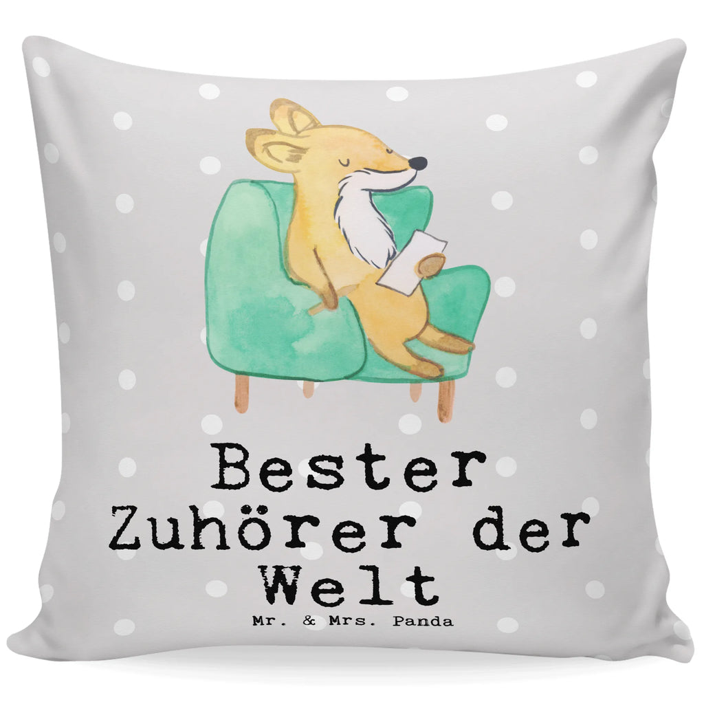 Cushion Fox Best listener in the world Motivkissen, kuschelkissen 40x40, kissen für couch, Kissen 40x40, kissen 40 x 40, Zierkissen, zier kissen, wurfkissen, Mikrofaser Kissen, kuschel kissen, Kopfkissen, zierkissen 40x40, microfaser dekokissen, couchkissen 40x40, deko kissen, Dekokissen 40x40, wohnzimmer kissen, microfaser sofakissen, microfaser zierkissen, Polsterkissen, 40 X 40 Kissen, couch kissen, microfaser kopfkissen, Couchkissen, Kissen, Dekokissen, sofa kissen, Dekokissen Sofa, kissen für sofa, Kuschelkissen, 40x40 kissen, kissen mikrofaser, Sofakissen, Sofakissen 40x40, Kopfkissen 40x40, Geschenkidee, Geschenk, Schenken, Mitbringsel, Geburtstag, Geburtstagsgeschenk, für, Danke, Dankeschön, Bedanken, Freude machen, Geschenktipp, Freundin, Zuhörer, Freund, Hilfe, Offenes Ohr, Hilfsbereit